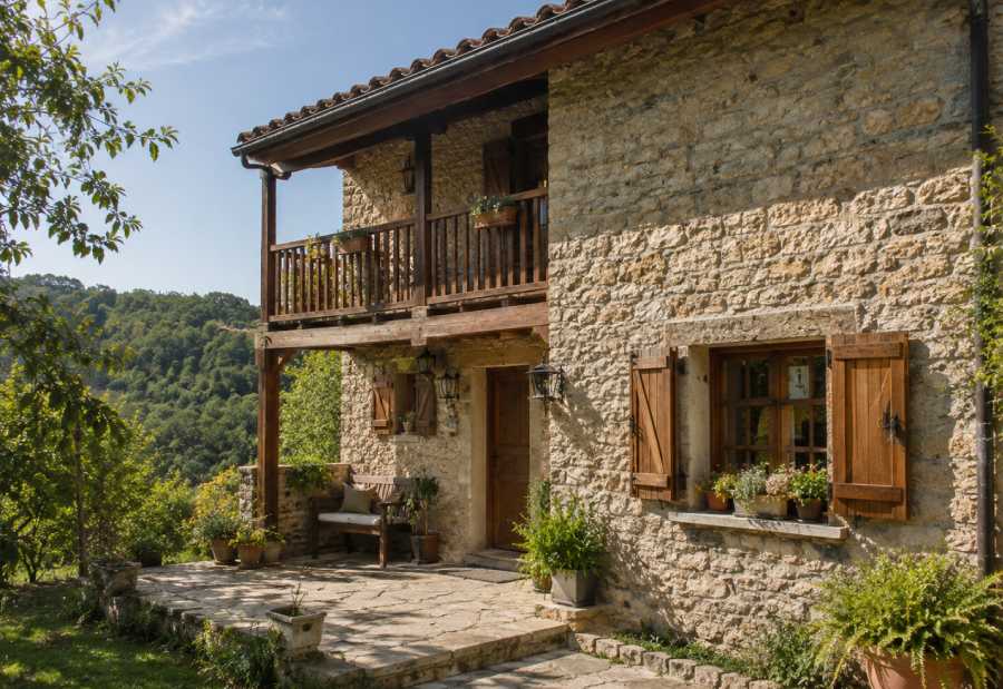 Cocina rural reformada