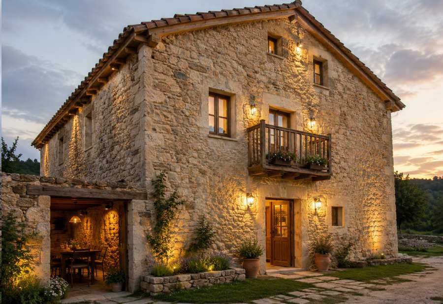 Casa rural de piedra antes de reformar